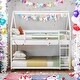 preview thumbnail 2 of 13, House Bed Design Twin over Twin Low Bunk Bed, House Bed with Ladder