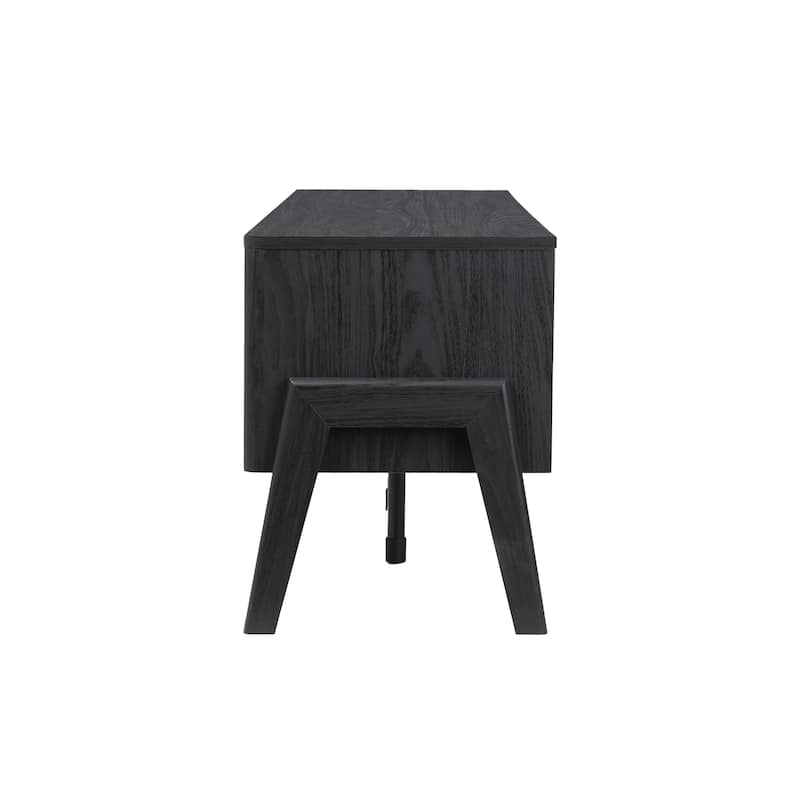 NPD Furniture Heaton 60.5 Inch Low TV Stand with Storage