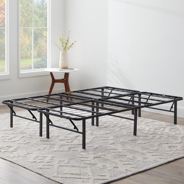 slide 2 of 18, LUCID Comfort Collection Platform Bed Frame