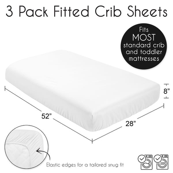 Sweet Jojo Designs Sports Theme Boy 3 Pack Fitted Crib Sheets - Football Basketball Soccer Watercolor Vintage Sport Themed Balls