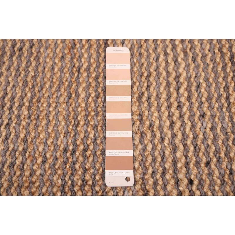 ECARPETGALLERY Flat-Weave Palas Denizli Tan Jute Kilim - 5'3 x 7'9