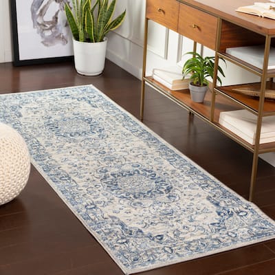 Carlo Classic Medallion Area Rug - 2'7" x 7'3" Runner
