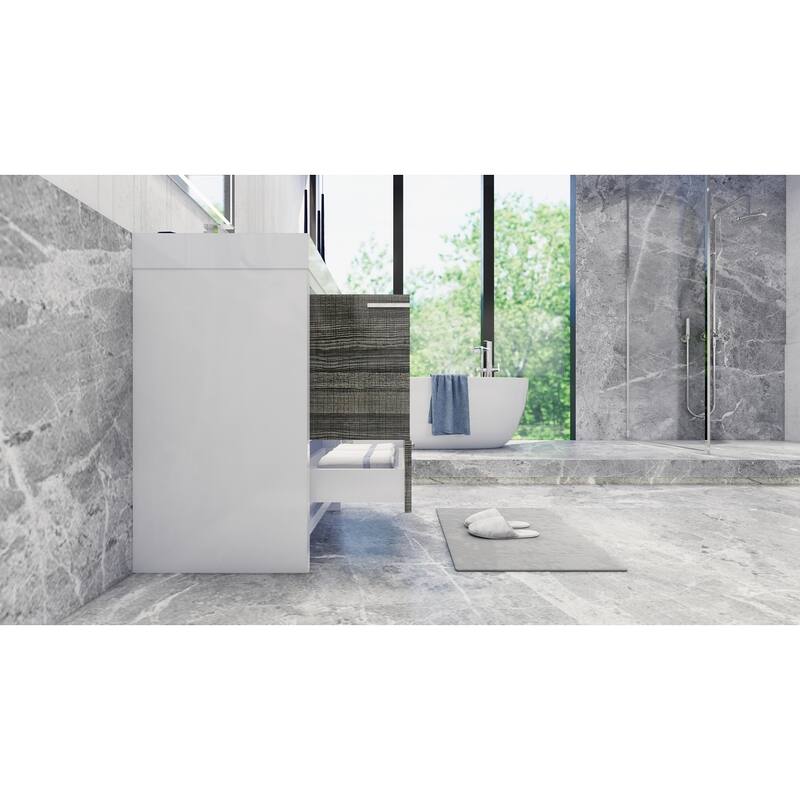 Dove 30'' Freestanding Vanity with Reinforced Acrylic Sink