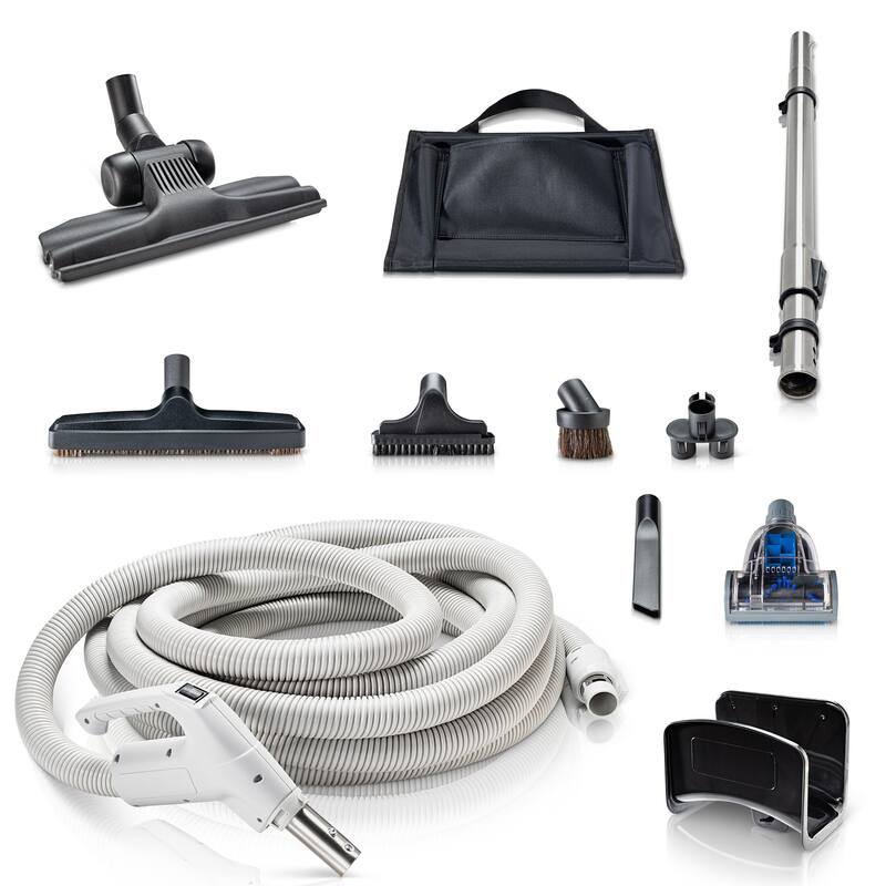 Prolux 30' Central Vacuum Hose Kit with Turbo Nozzles & 1 YR warranty