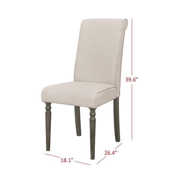 dimension image slide 1 of 2, Franklin 7-pieces Dining Table and Chair