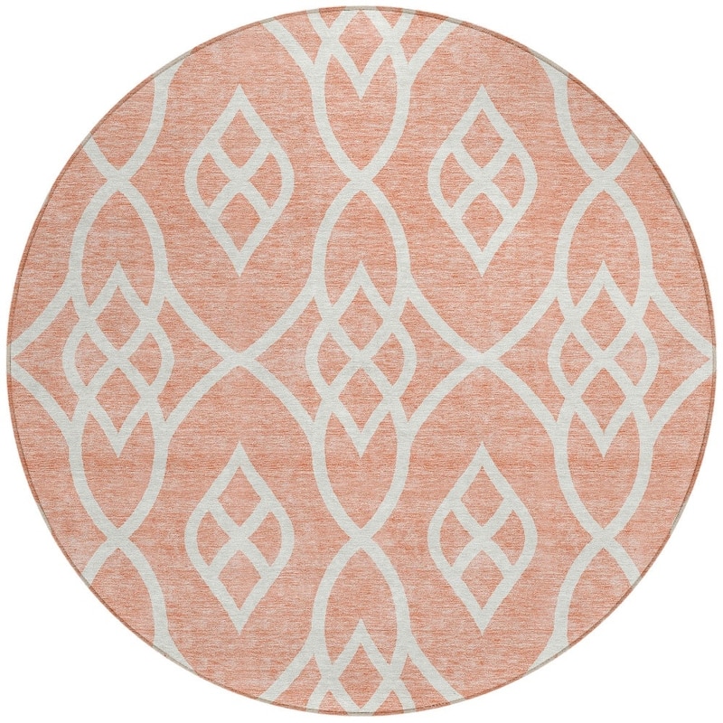 HomeRoots Trellis Transitional Rectangle Outdoor Rug