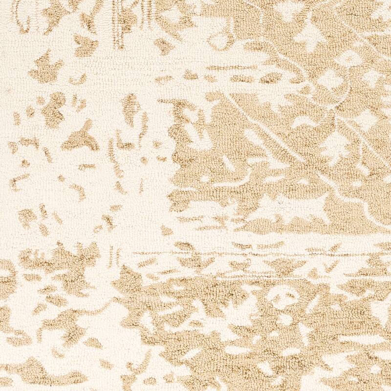 Shikoba Handmade Distressed Wool Area Rug
