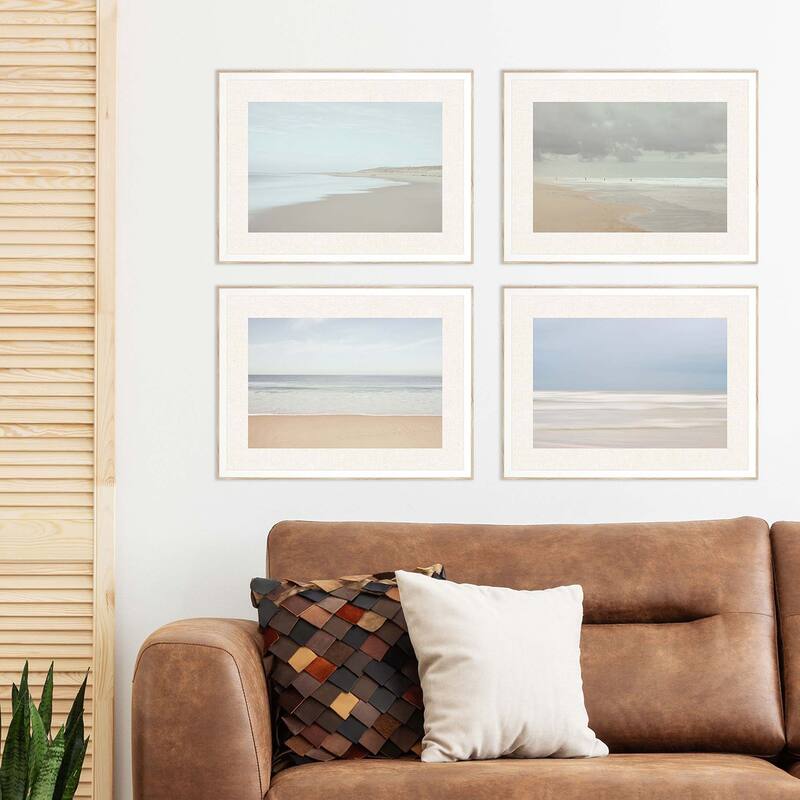 Surf S/4 Framed Art Giclee Under Glass - Blue