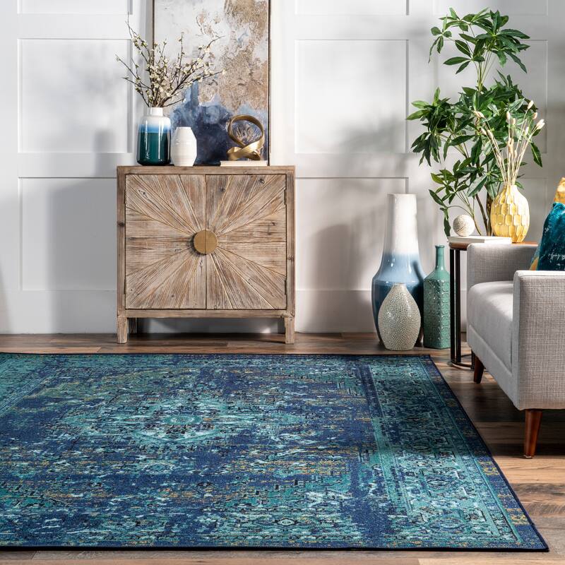 Nuloom Reiko Printed Bold Persian Area Rug