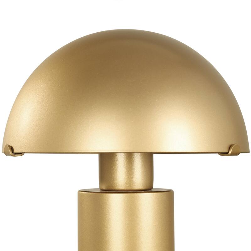 Mushroom Metal LED Round Gold Table Lamp