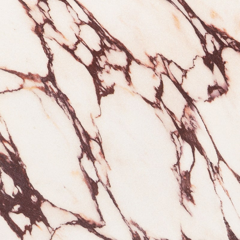 Riba Ribbed Concrete Drum Side Table with Marble Finish