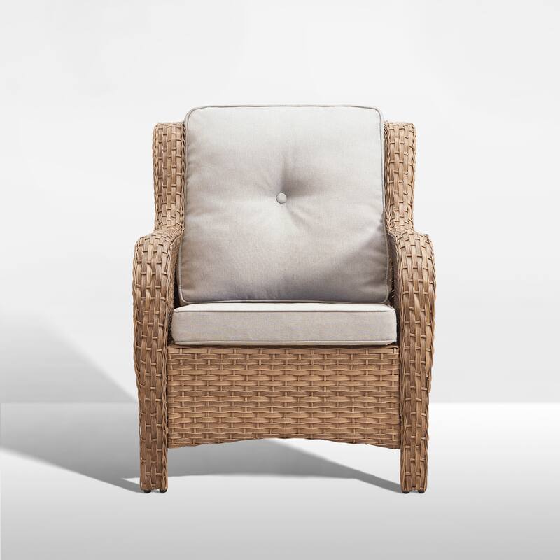 Gymojoy Outdoor Furniture Set Patio Wicker Chairs Set of 2