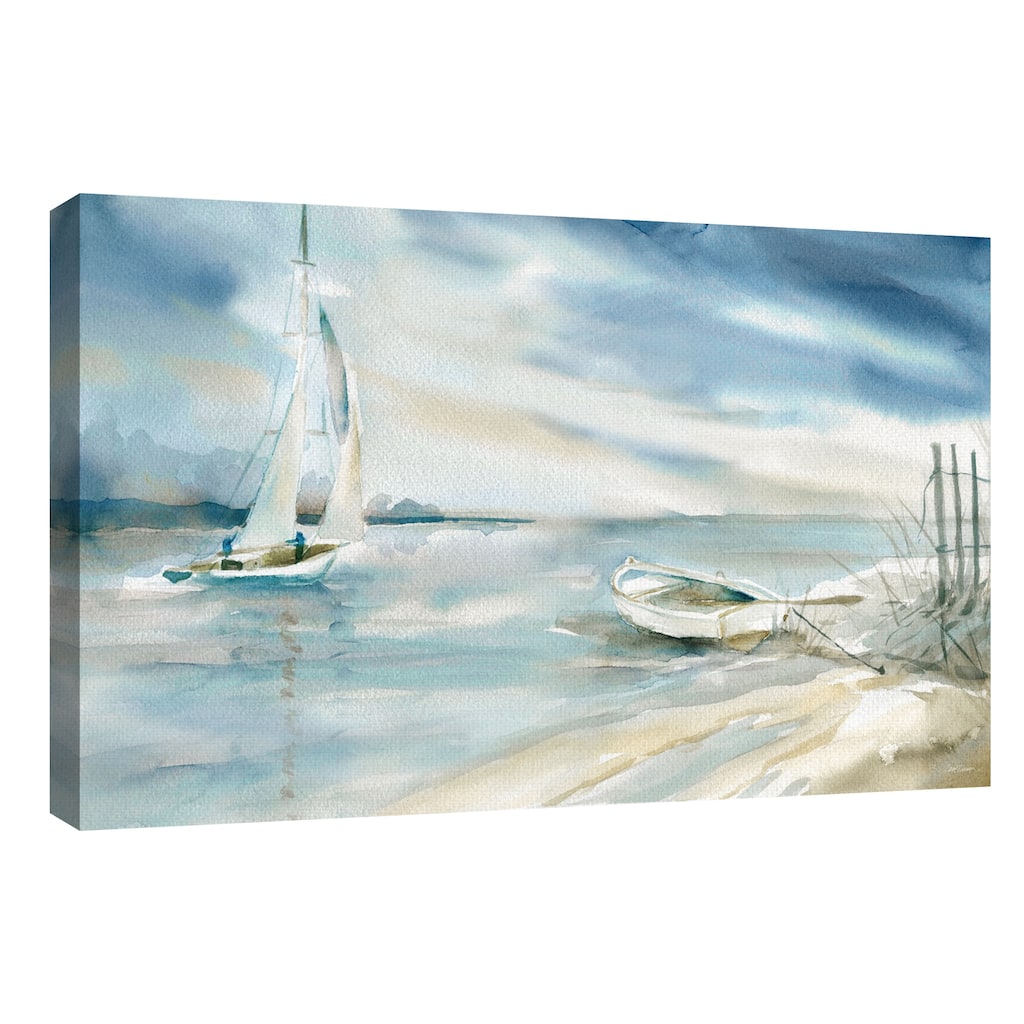 Subtle Sail by Carol Robinson Canvas Art Print