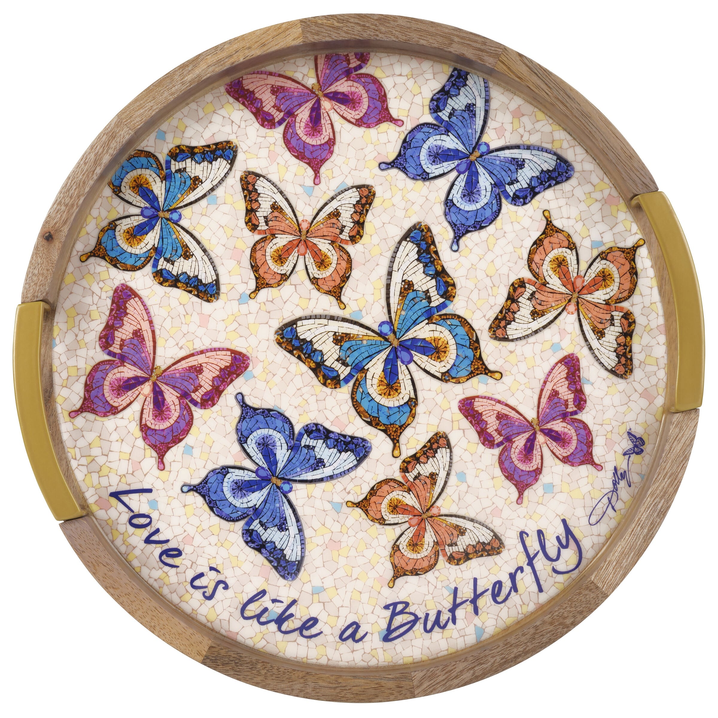 Dolly Parton Jeweled Mosaic Lazy Susan, 12 Inch