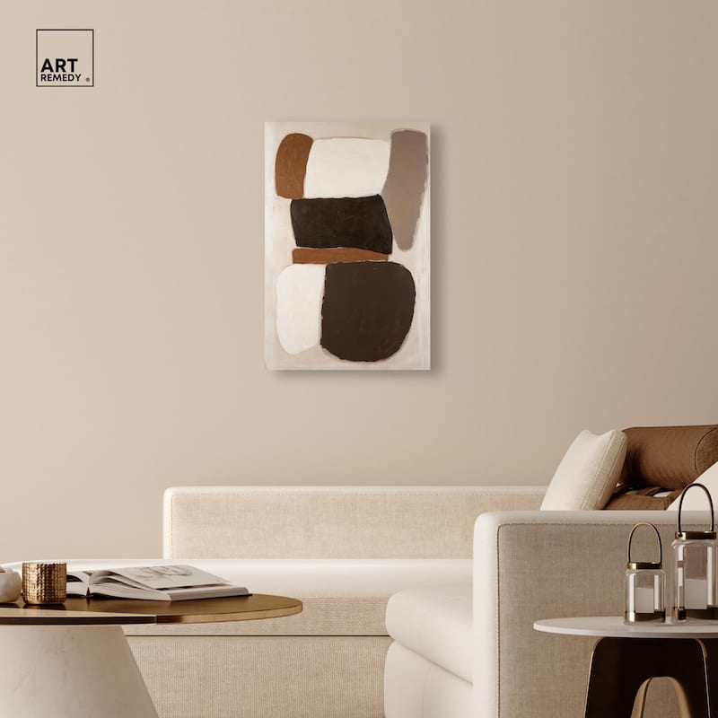 Asymmetrical Balance III Canvas by Art Remedy, Gallery Wrapped