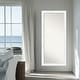 preview thumbnail 14 of 12, Sloped Non-Beveled Framed Full-Length Floor Leaner Mirror
