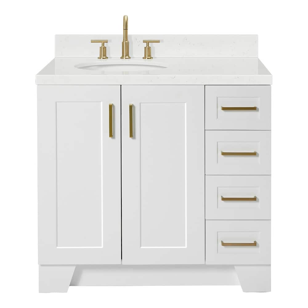 Ariel Q036SLCQOVO Taylor 36" Free Standing Single Basin Vanity Set