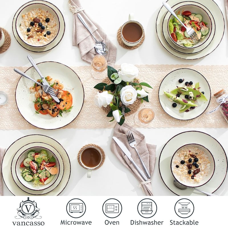 vancasso Navia 16-piece Stoneware Dinnerware Set (Service for 4)