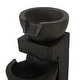 preview thumbnail 5 of 8, Ascot Outdoor Tier Fountain Outdoor 3 by Christopher Knight Home