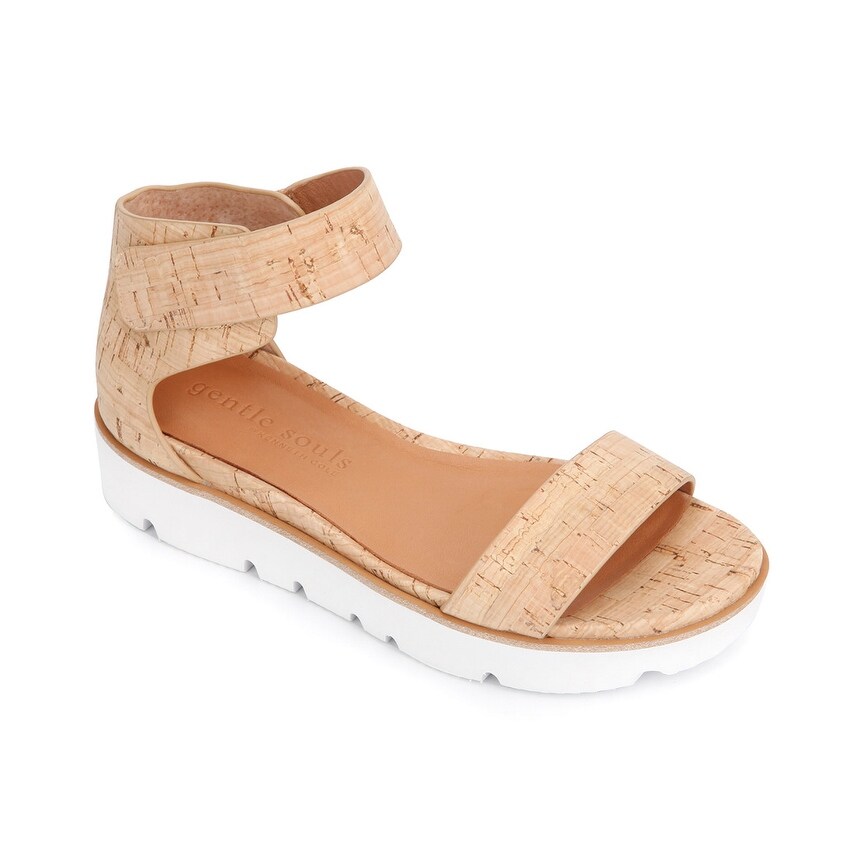 gentle souls cork wedges
