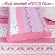 preview thumbnail 3 of 8, Cami Butterfly Cotton Pink Floral Quilt Bedding Set With Decorative Throw Pillows