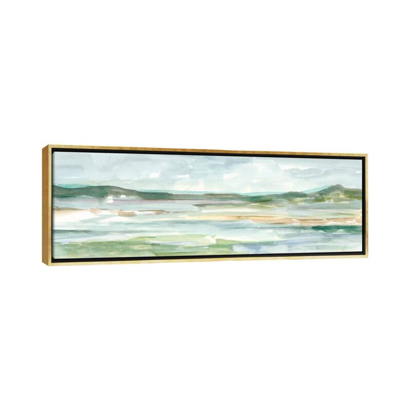 iCanvas "Panoramic Seascape II" by Ethan Harper Framed Canvas Print - 20x60 - Gold