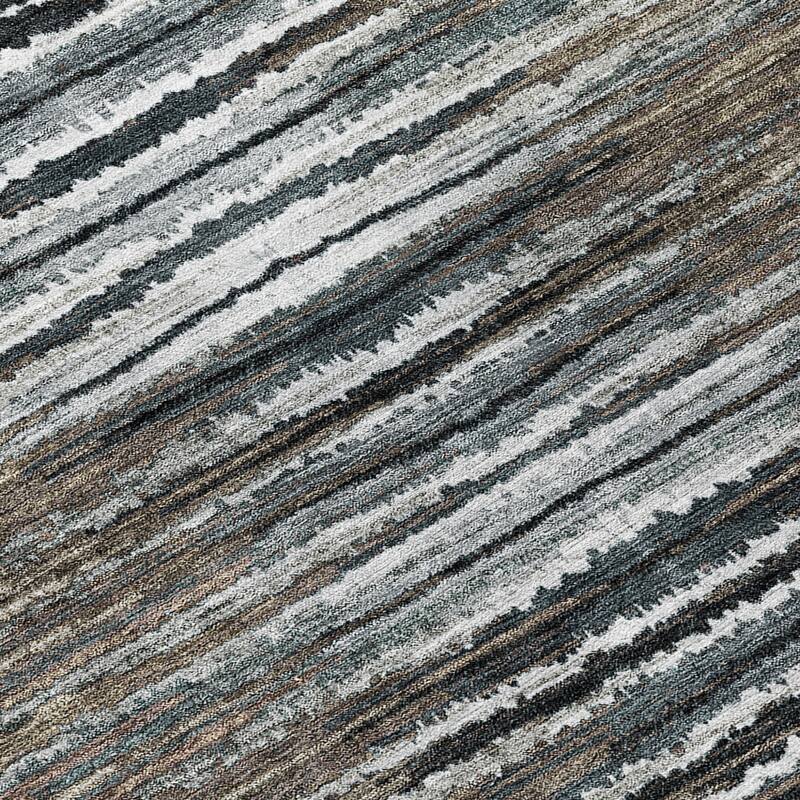 Alsin Stripe Easy-To-Clean Heritage-Inspired Outdoor Rug