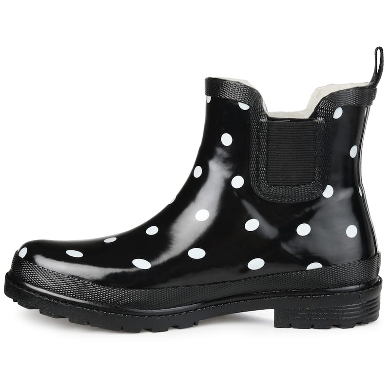 Journee Collection Women's Tekoa Block Heel Rain Boots