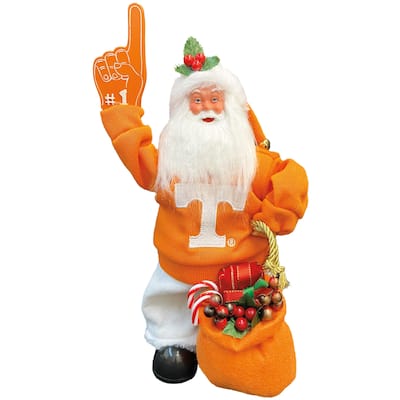 NCAA 12" Tennessee Animated/Musical Santa