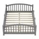 preview thumbnail 61 of 74, Montessori Solid Pine Floor Bed with Full-Length Safety Fence & Slatted Base by Harper&Bright Designs