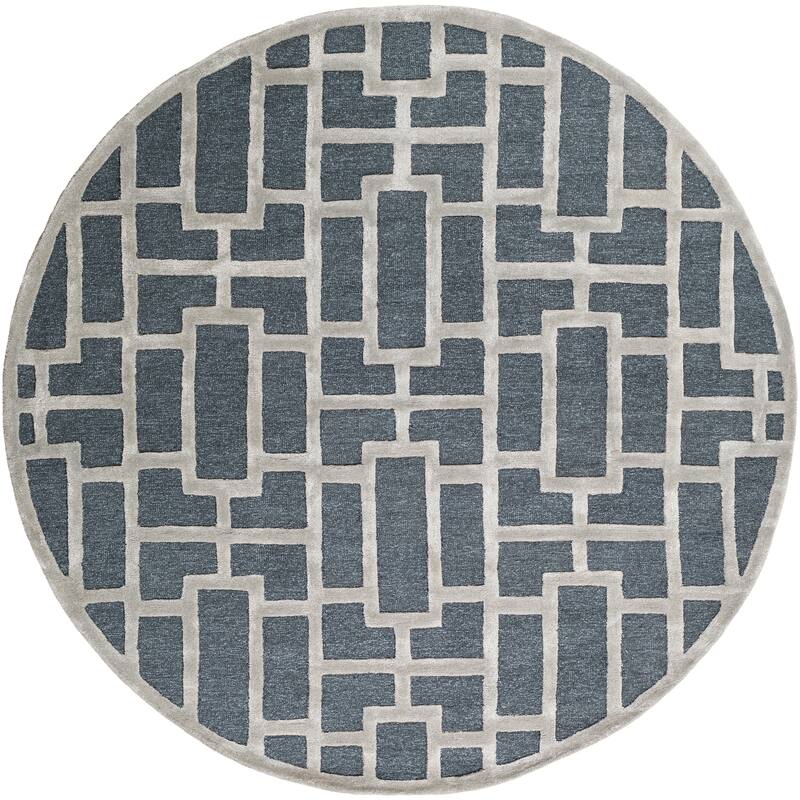 Hand-Tufted Thaxted Wool Area Rug - 6' Round