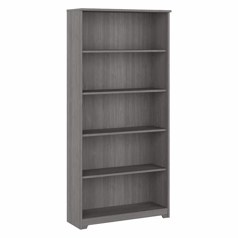 Bush Furniture Cabot Tall 5 Shelf Bookcase with Adjustable Shelves