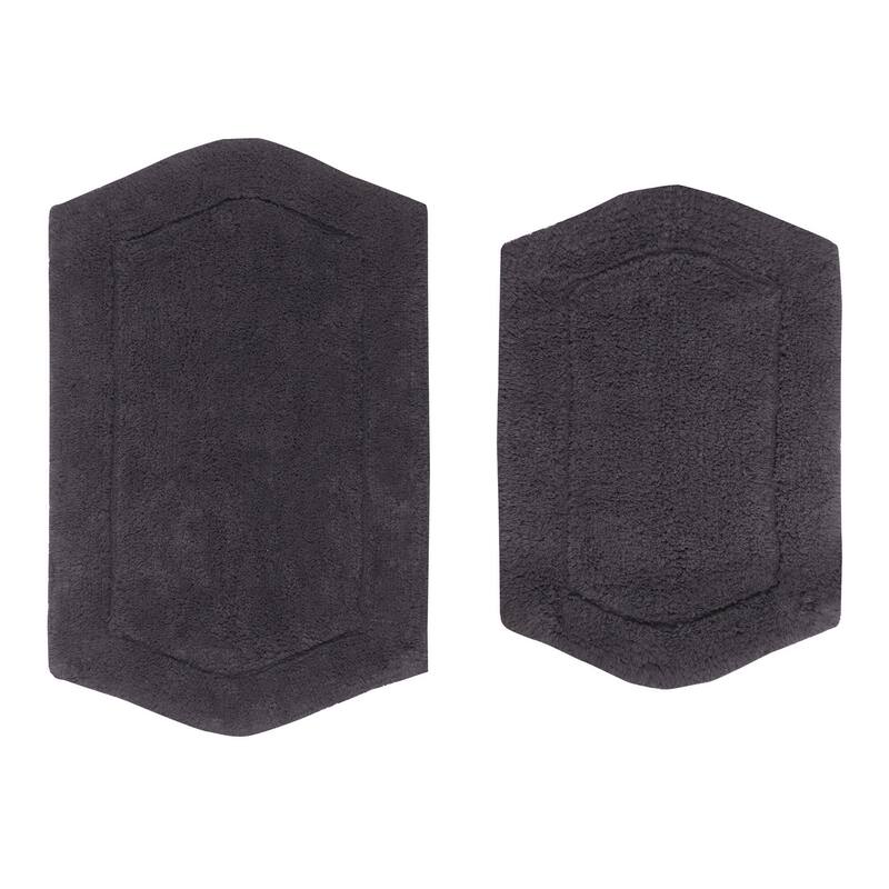 Home Weavers Porch & Den Heesacker Cotton 2-piece Bath Rug Set