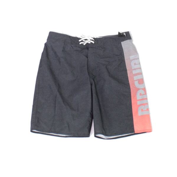 Shop Rip Curl Men Shorts Blue Size 31 Logo Back Pocket Drawstring