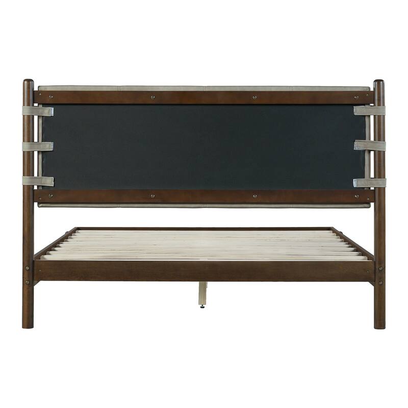 Christopher Knight Home - Calloway Rubber Wood Platform Bed Frame with Headboard