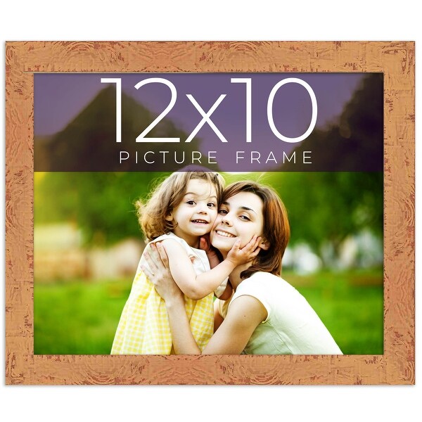 12x10 Brown Picture Frame - Wood Picture Frame Complete with UV