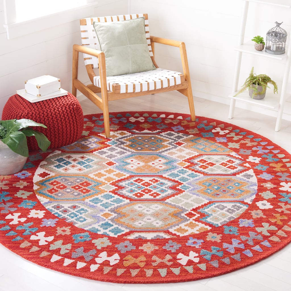 SAFAVIEH Handmade Aspen Lorida Boho Wool Rug