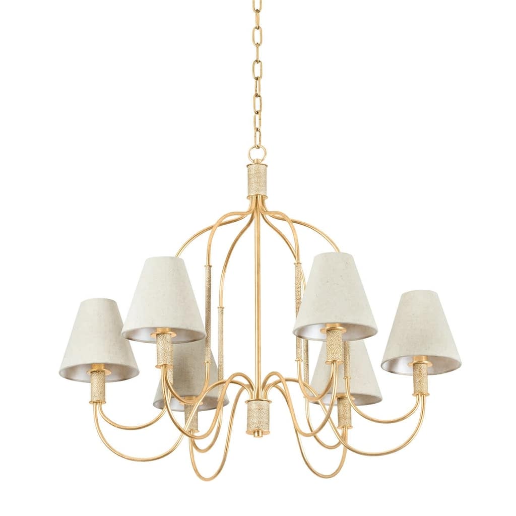 Hudson Valley Lighting 5732 Warrensburg 6 Light 33" Wide Chandelier