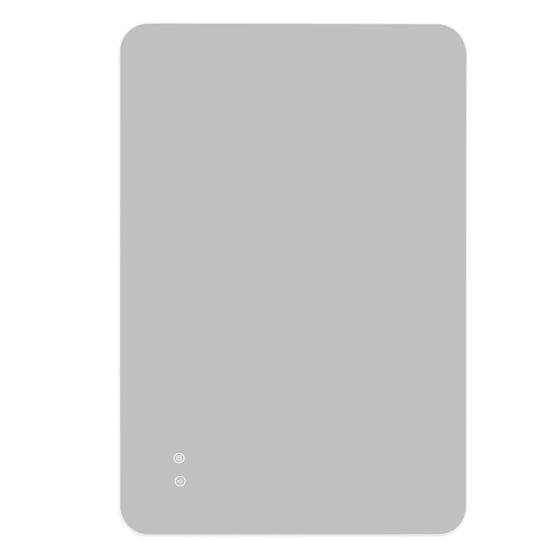 GDFStudio - Meridian Modern Rectangular Backlit Bathroom Wall Mirror, Adjustable LED Lighted, Memory & Aniti-Fog Function