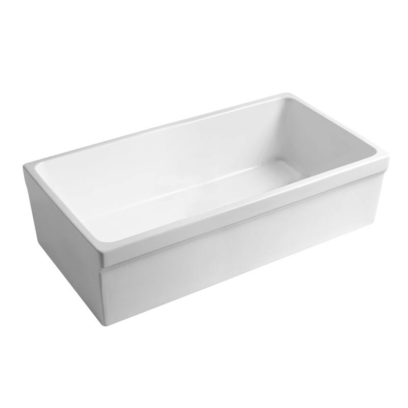 Whitehaus 36" Large Quatro Alcove Reversible Fireclay Farm House Sink
