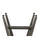 preview thumbnail 5 of 4, CoastalVogue MidCentury Antique Gray 18" Teak Shower Bench