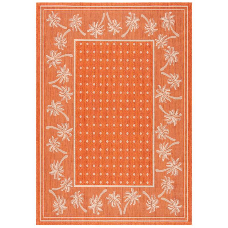 SAFAVIEH Courtyard Merilin Indoor/ Outdoor Geometric Area Rug