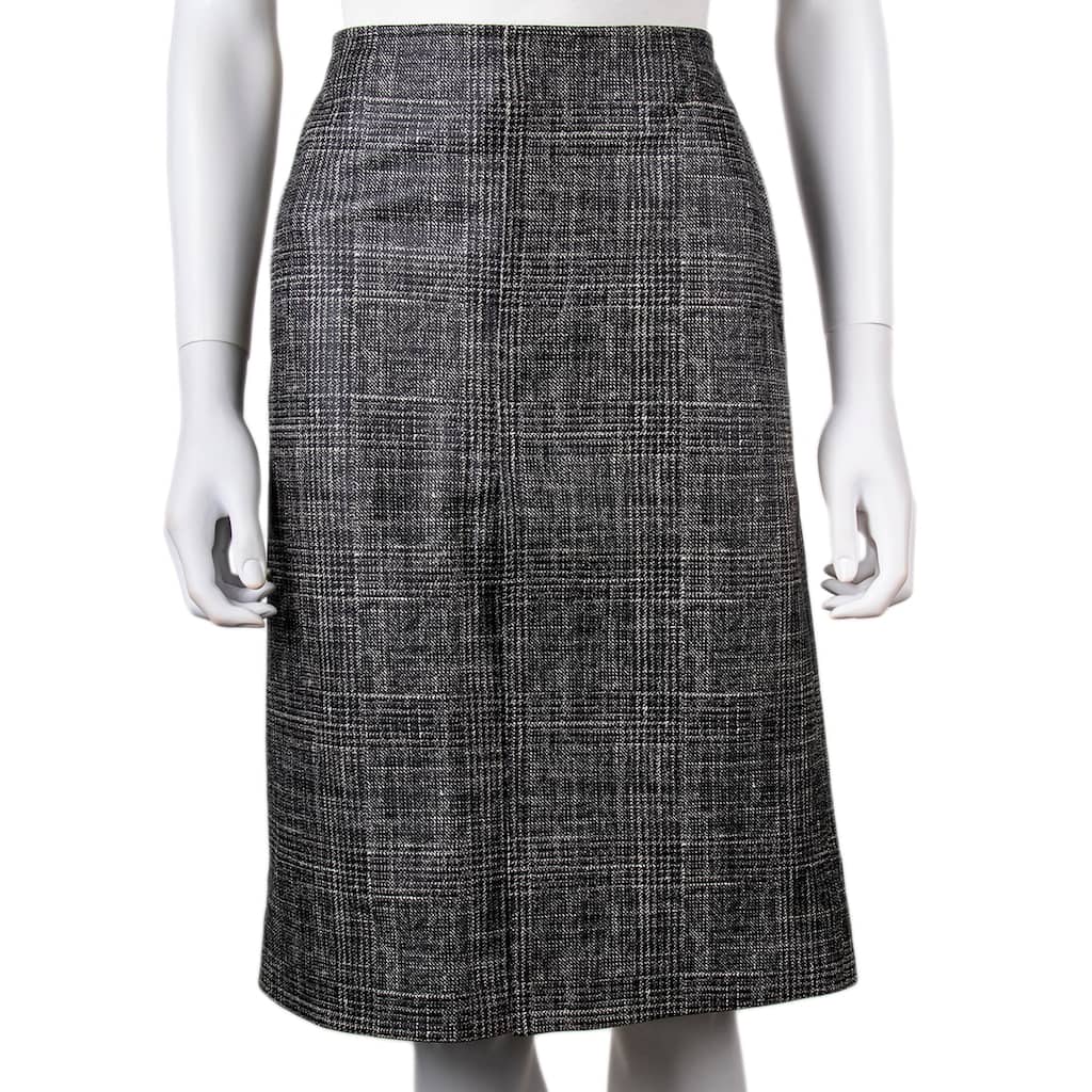 Bottega Veneta Printed Leather Skirt