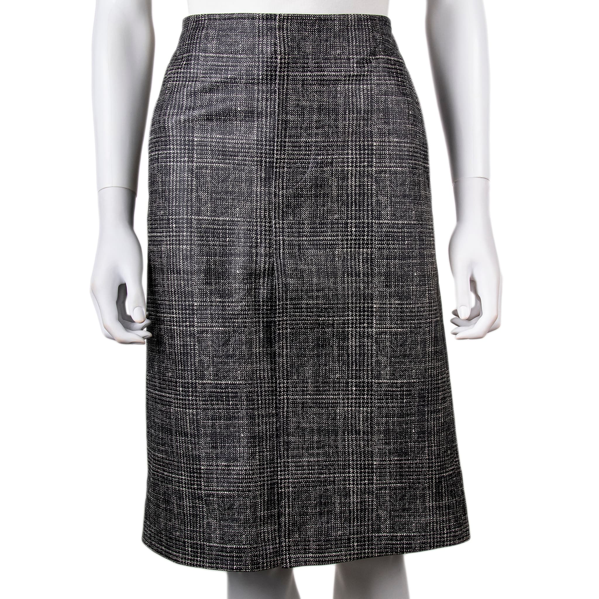 Bottega Veneta Printed Leather Skirt