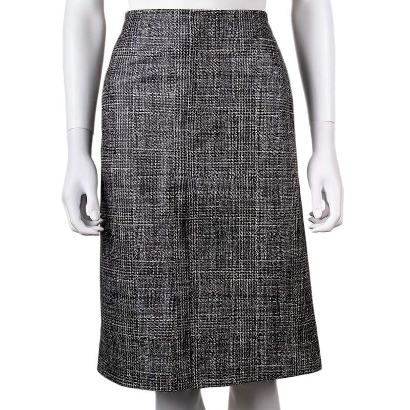 Bottega Veneta Printed Leather Skirt - EU 42