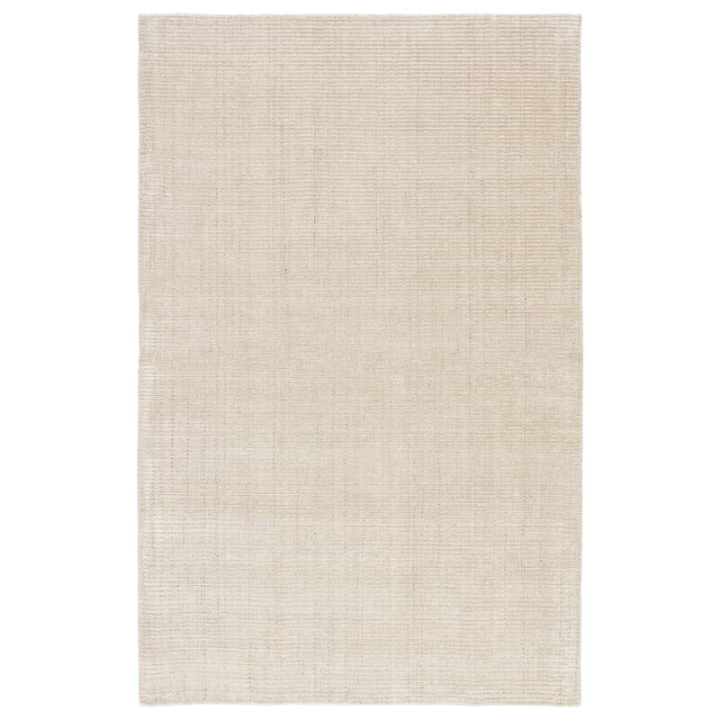 Phase Handmade Solid Color Textured Wool/ Viscose Area Rug
