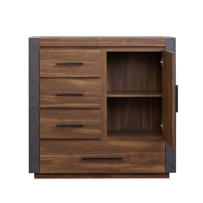 Magnussen Home Jensen Tavern Brown Door Chest