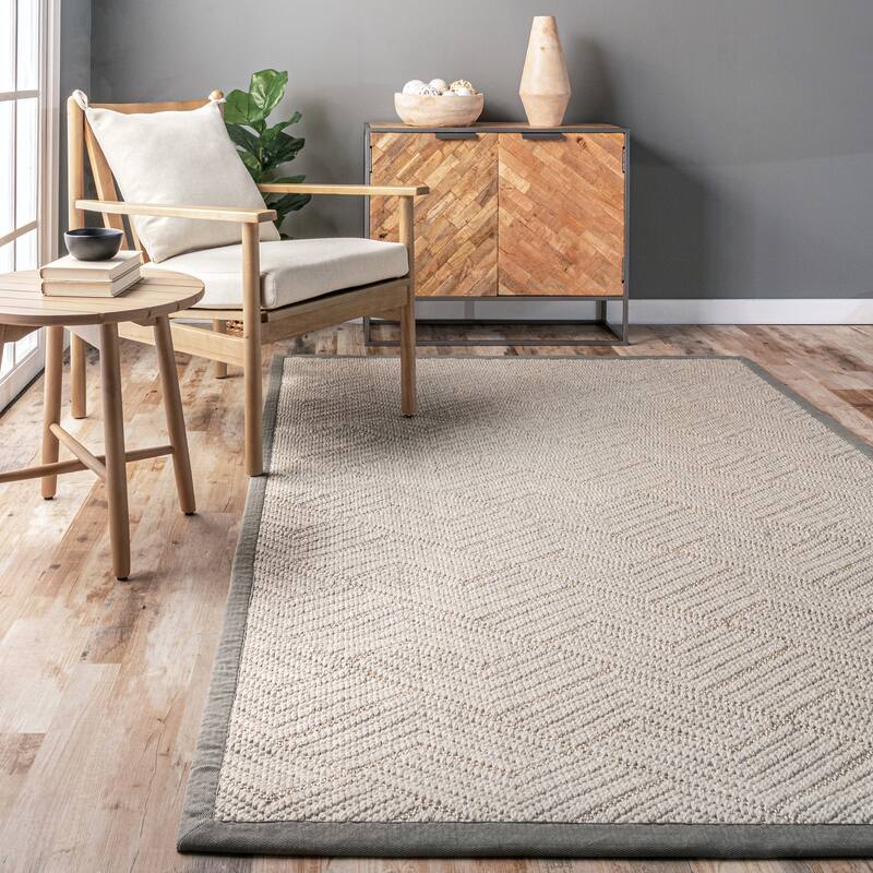 Nuloom Natural Textured Suzanne Area Rug