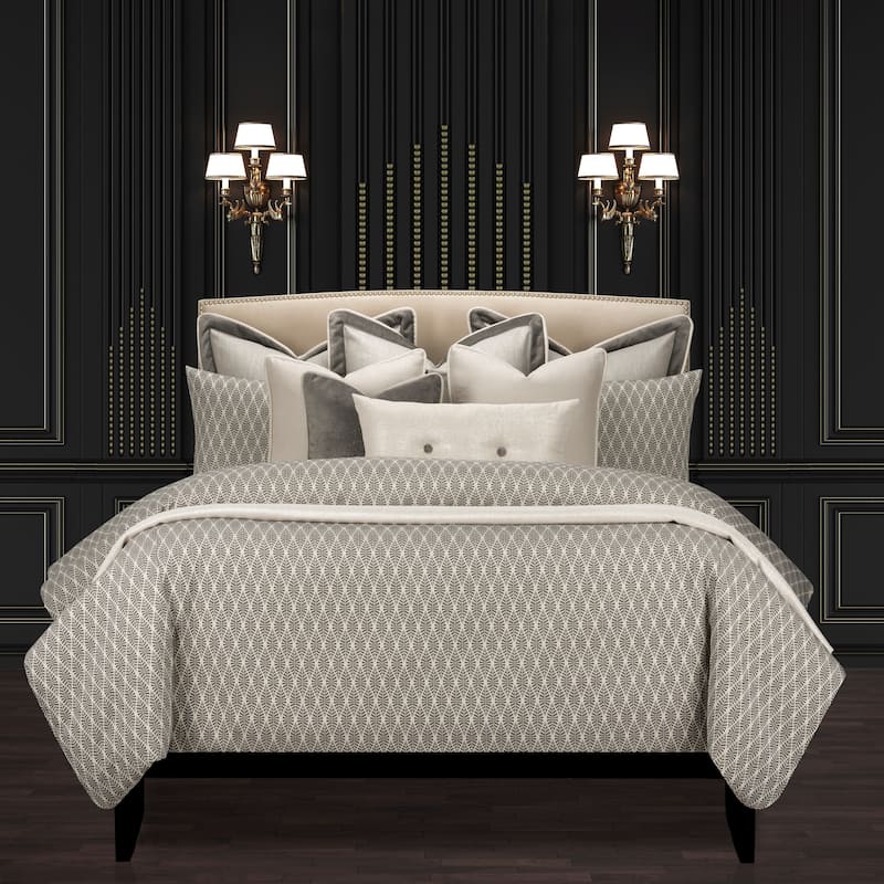L'Opera Classical Supreme Duvet Cover and Insert Set - Noir - California King