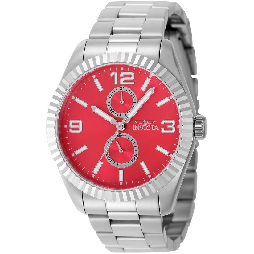 Invicta Men's 49526 Specialty Quartz VD77 Red Dial Watch